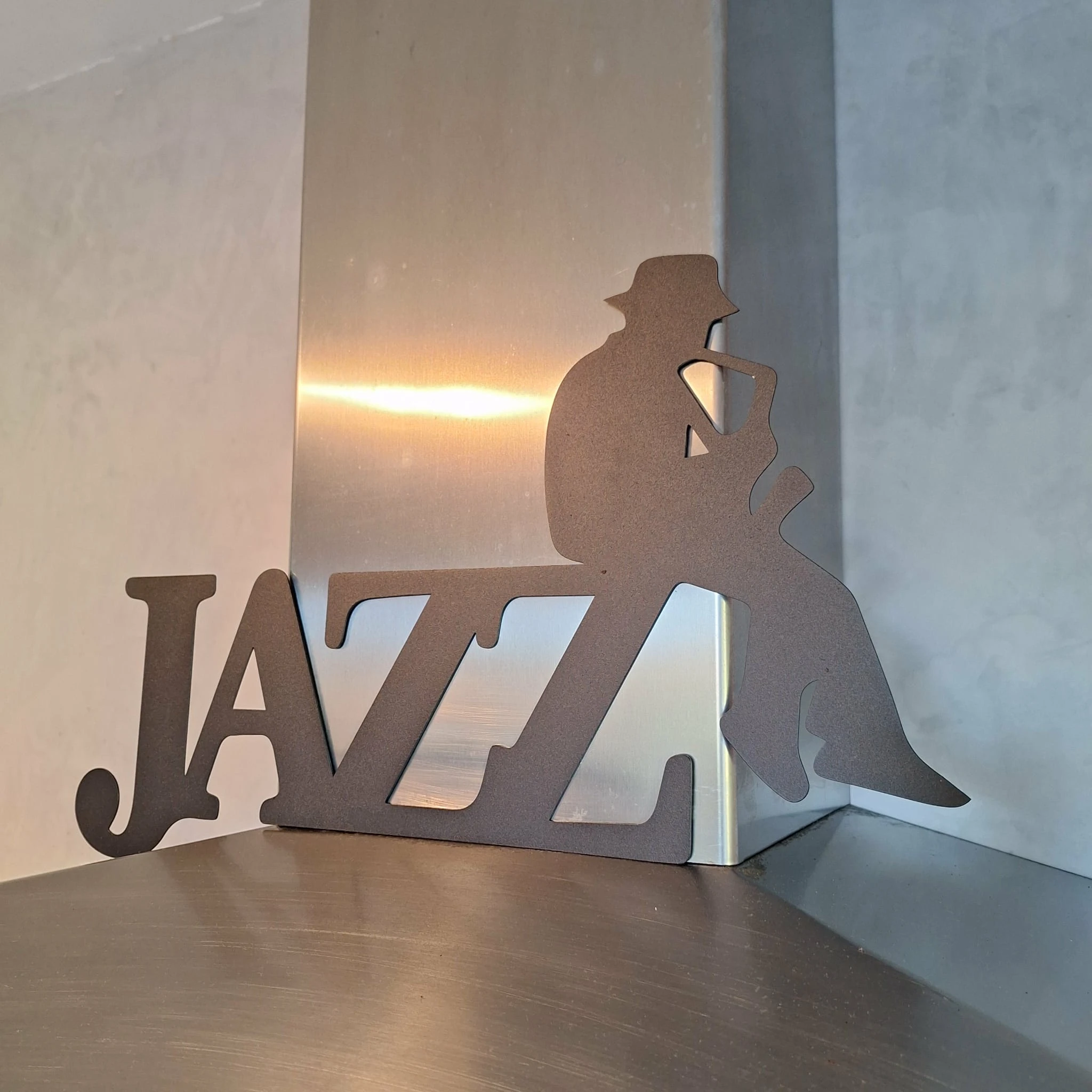 Jazz muurdecoratie 50 CM! Van metaal – photo 3